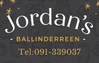 Jordan's Ballinderreen Sponsors